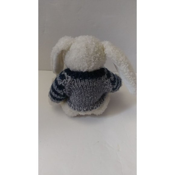 Chrisha Playful Plush Vtg. 80s Bunny Rabbit in Sweater 8" Stuff Animal Plush BI - Picture 4 of 8